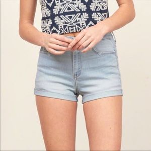 Abercrombie & Fitch light wash denim shorts
